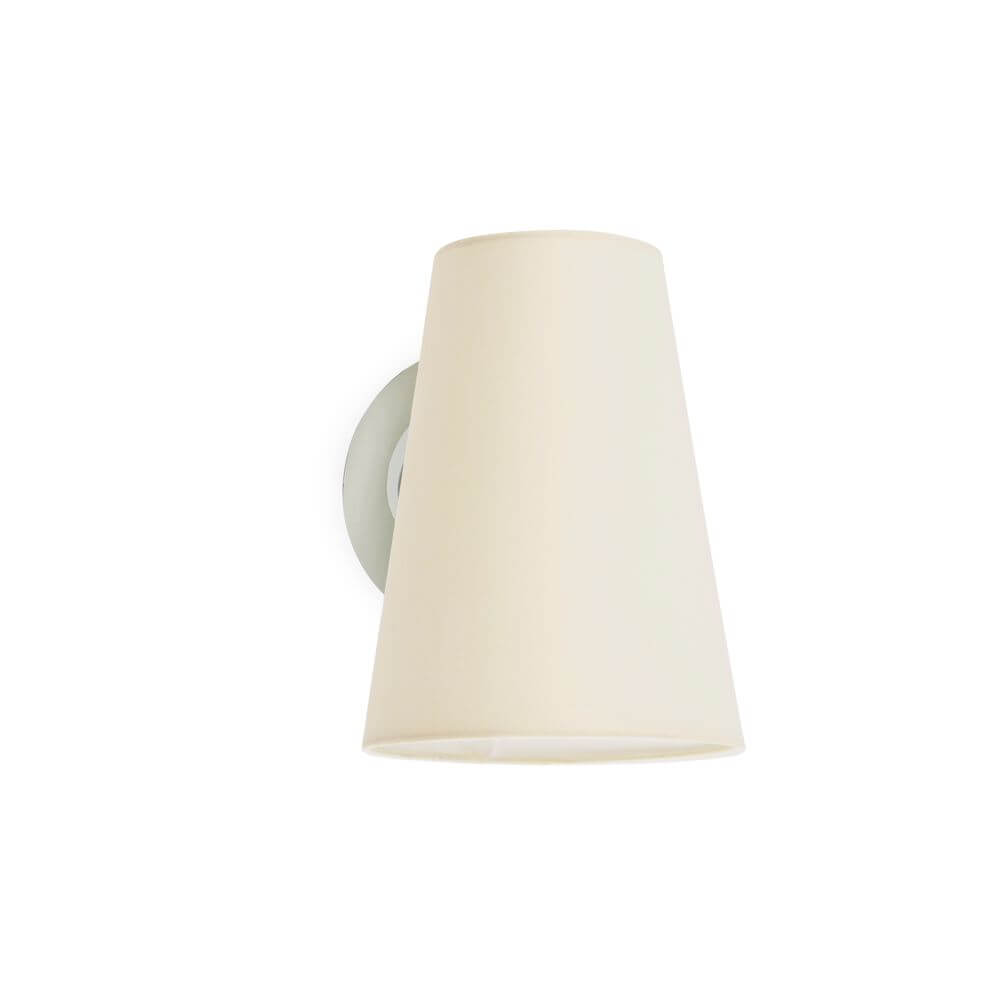 Wandleuchte LUPE Chrom, Weiß mit modernem Design in neutralem Weiß, ideal für jeden Raum.