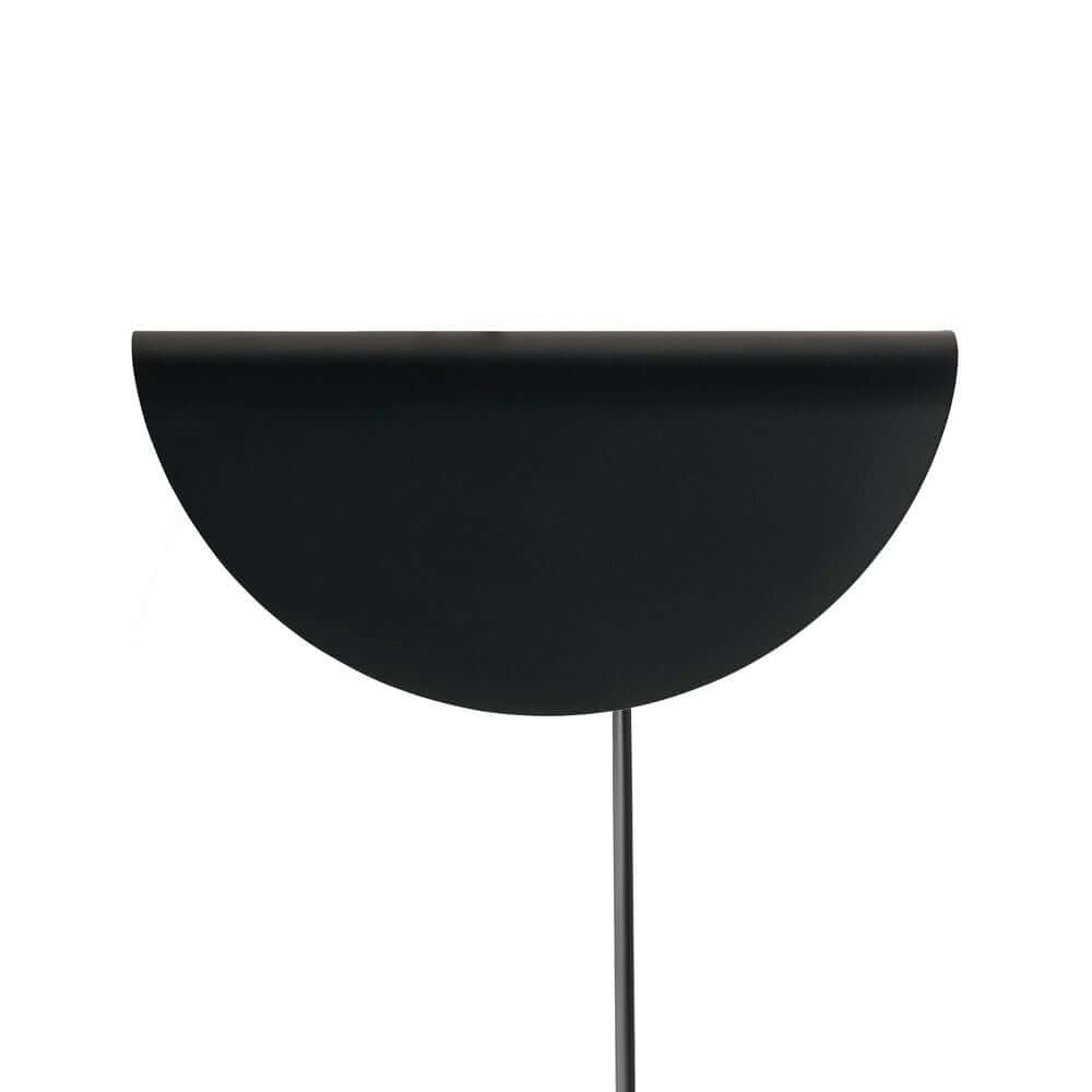 Wandleuchte Model 2110 in elegantem Schwarz mit bogenförmigem Design und indirekter Beleuchtung.