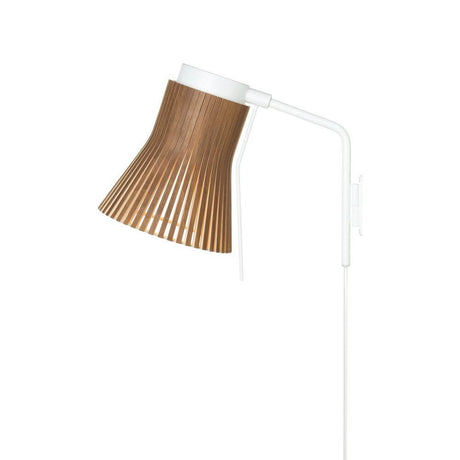 Petite 4630 wall light made of wood Ø 20 cm with swiveling wooden shade and elegant wall bracket