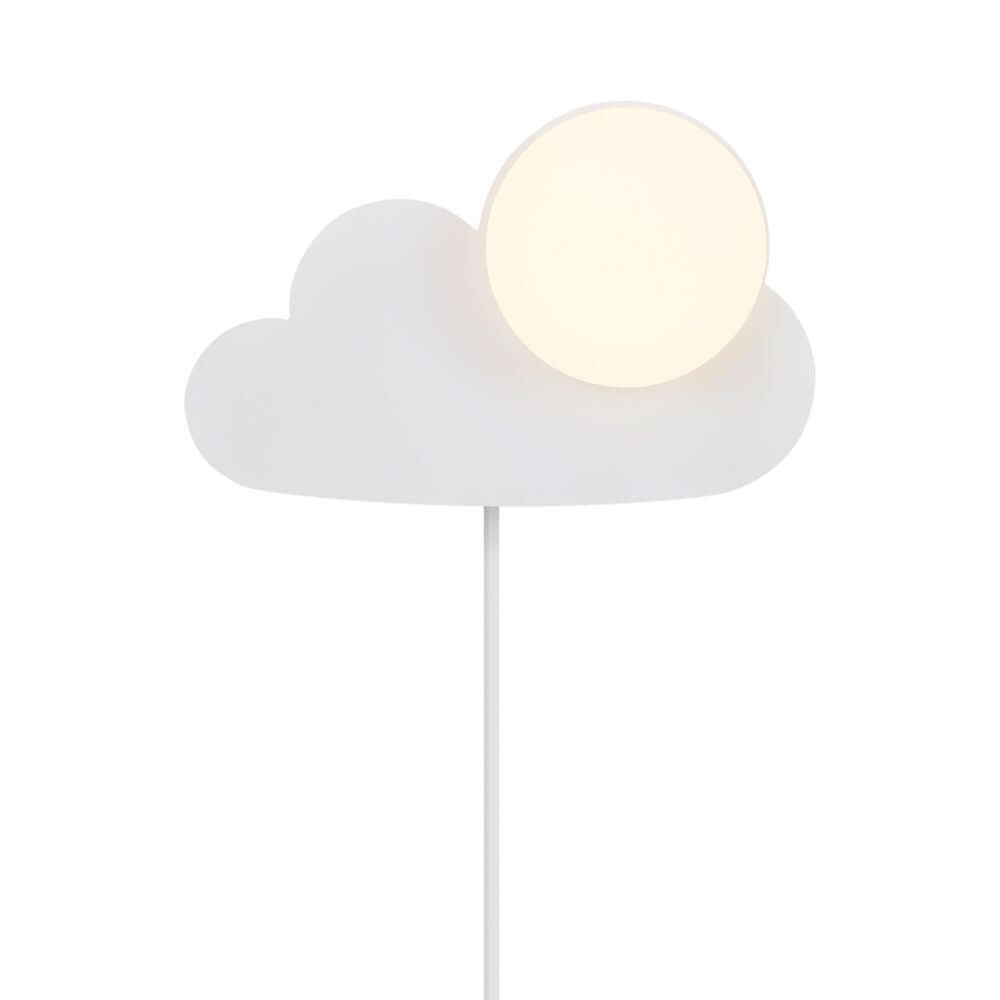 Wandleuchte Skyku Cloud in Wolkenform mit sanftem Licht, ideal für das Kinderzimmer und gemütliche Abende.