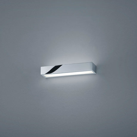 LED Mirror lamp Theia light board 30cm IP44 Chrome, glass installed on the wall