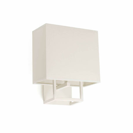 Væglampe VESPER hvid, beige monteret på væg, moderne design for stilfuld belysning.