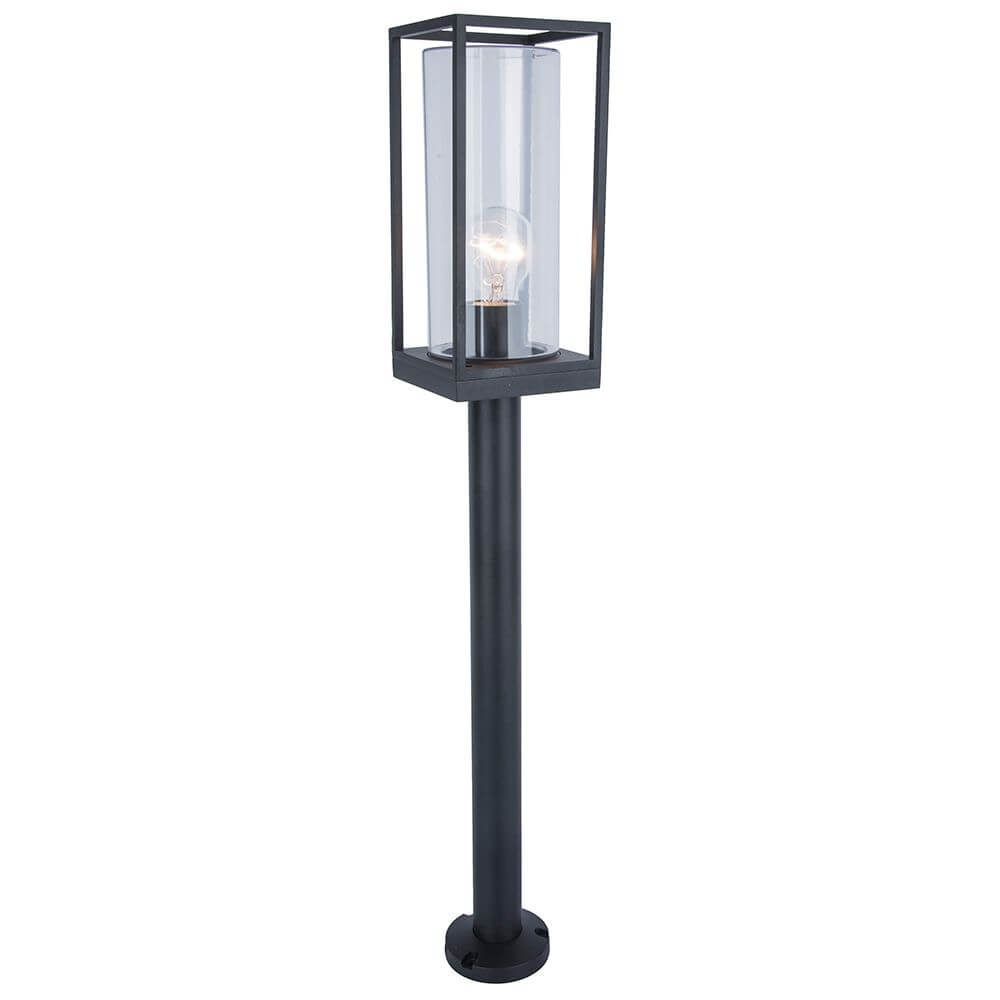 Wegeleuchte Flair aus Metall & Glas im modernen Design, ideal für Wege und Eingangsbereiche.