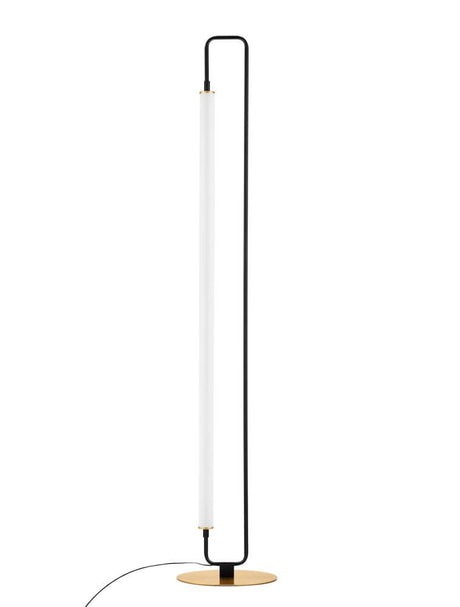 Lampadaire à LED Wetro 3000k noir, or