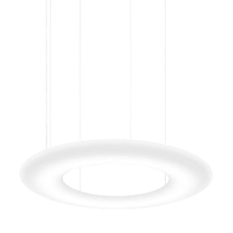 LED-ringlampe Gigant 10400lm kaldhvit - elegant og dimbar hengelampe i kaldhvit.