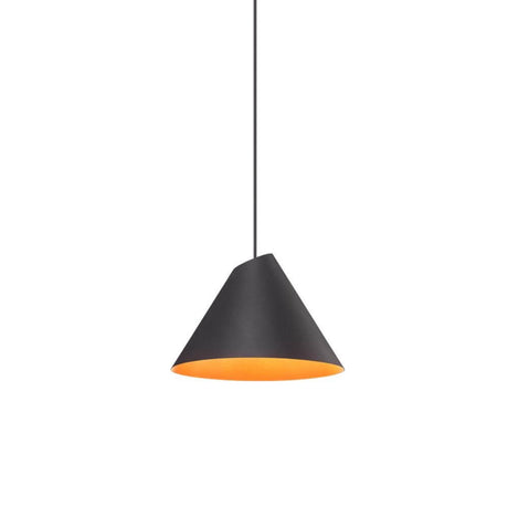 LED spisestuelampe Shiek M svart med elegant design og strålende lys.