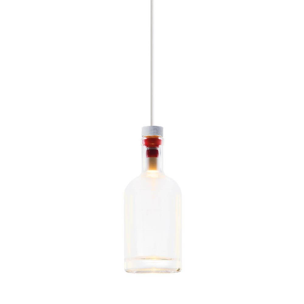 LED Pendelleuchte Cork 180lm Weiß in eleganter Flaschenform mit strahlendem Licht