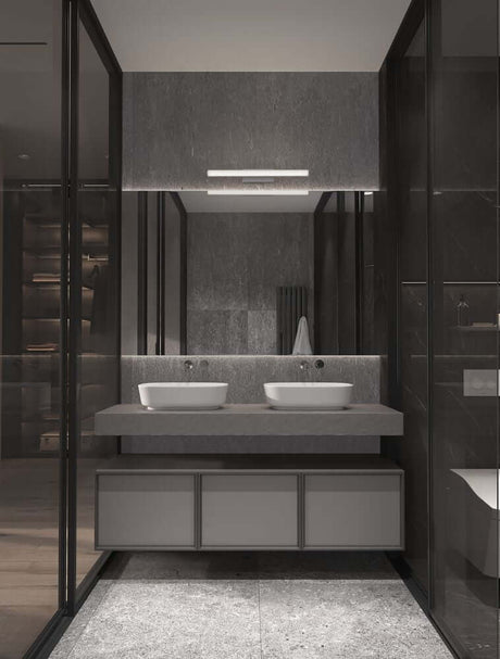 Willow LED Wandleuchte 3000K IP44, moderne Badezimmer-Spiegelleuchte mit hellem Licht und minimalistischem Design