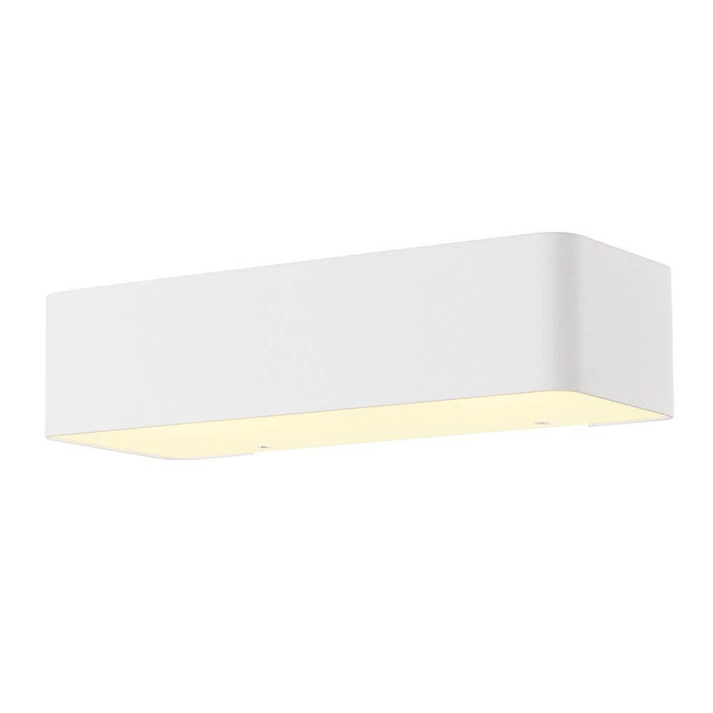 Wl149 LED Wandleuchte Weiß - elegante Wandleuchte aus Stahl und Glas, in Weiß mit integriertem LED-Treiber.