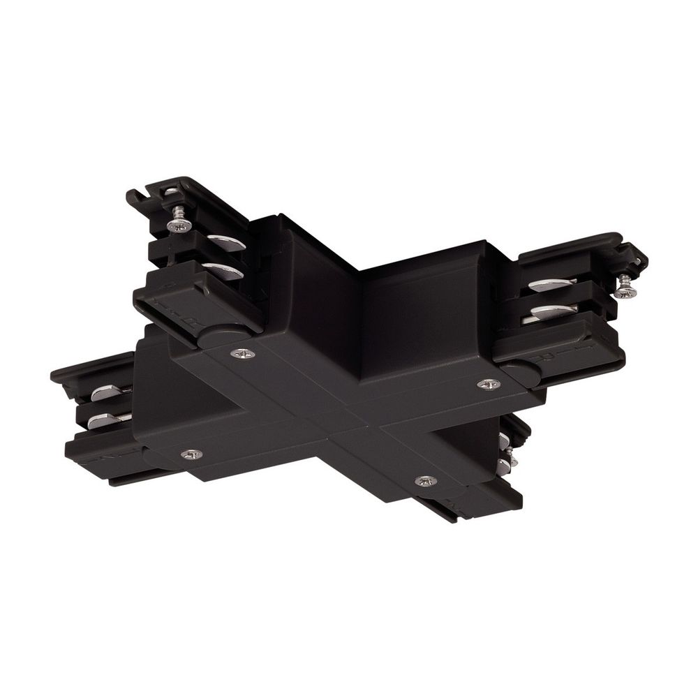 X-Verbinder für S-Track 3P.Schiene Schwarz