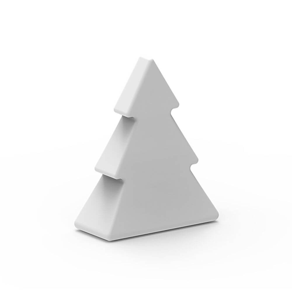 XXL LED Baum Pinus 160cm Akku + Solar IP65 dekorativer weißer Weihnachtsbaum aus Kunststoff