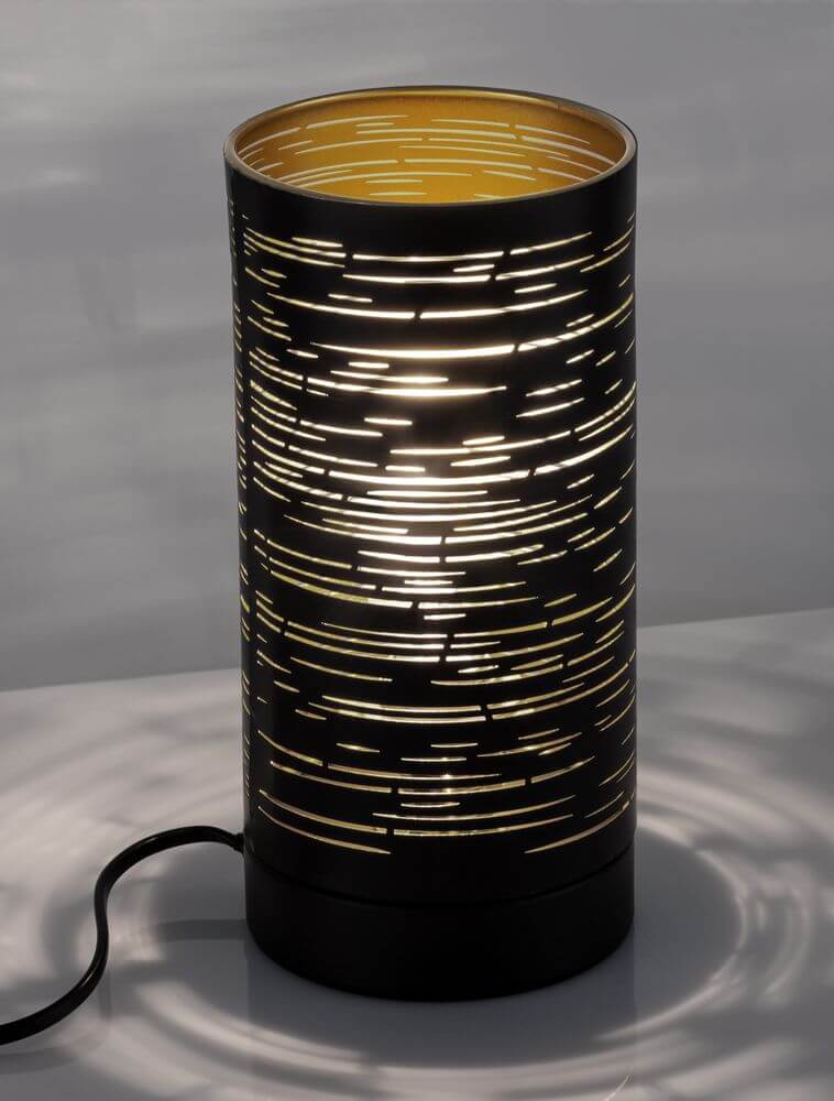 Zane Tischleuchte E14 Ø 10cm mit modernem Design und eleganter Lichtgestaltung für gemütliche Wohnräume.
