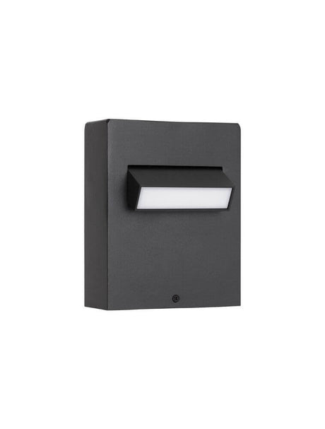 Applique murale extérieure Zelda LED 3000K noir IP65 - luminaire extérieur moderne pour le jardin et la terrasse.