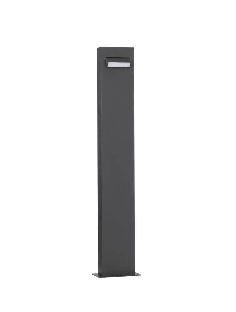 Zelda LED Außenwegeleuchte 1-flammig 3000K Schwarz IP65 - moderne Außenleuchte für Garten und Terrasse