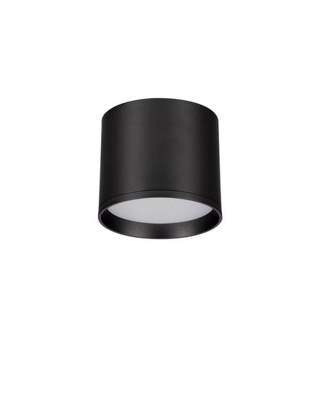 Ziaza LED ceiling light Ø 10cm 3000K with a modern, slim design in a black finish.