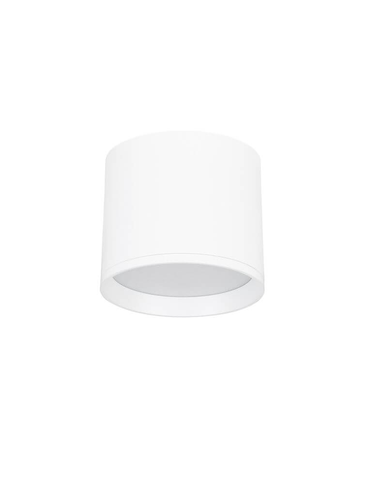 Ziaza LED Deckenleuchte Ø 10cm 3000K im weißen Design für eine moderne Raumbeleuchtung.
