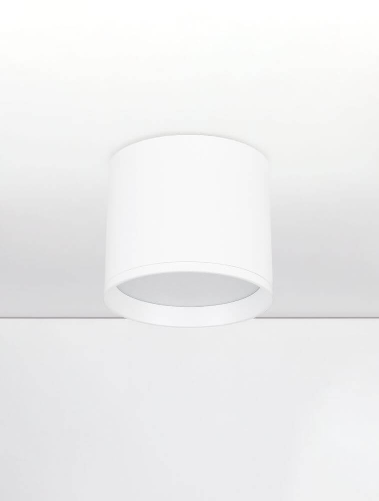 Ziaza LED Deckenleuchte Ø 10cm 3000K in modernem Design, ideal für stilvolle Raumbeleuchtung.