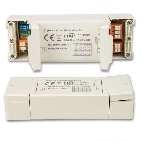 ZigBee Mesh 4 Kanal Dimmaktor für LED Flexbänder und Spots 12-24V, passende Steuerung für LED-Beleuchtung.