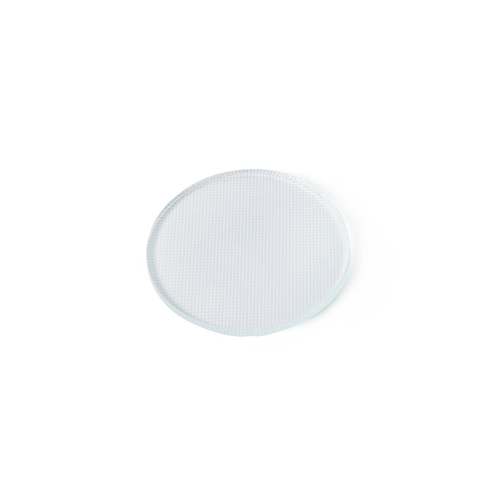 Tilbehør diffusor for 3-fase skinnearmatur STAN hvit – rund, transparent diffusor.