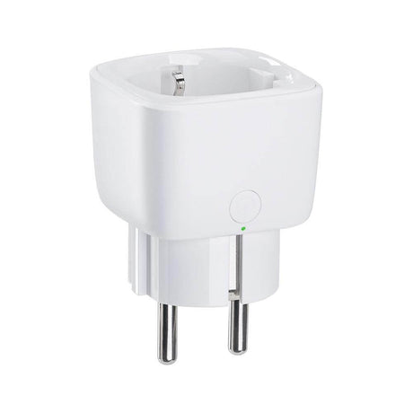 Zwischenstecker Smart Home Zigbee in kompakter, weißer Ausführung zur smarten Steuerung von Leuchten.