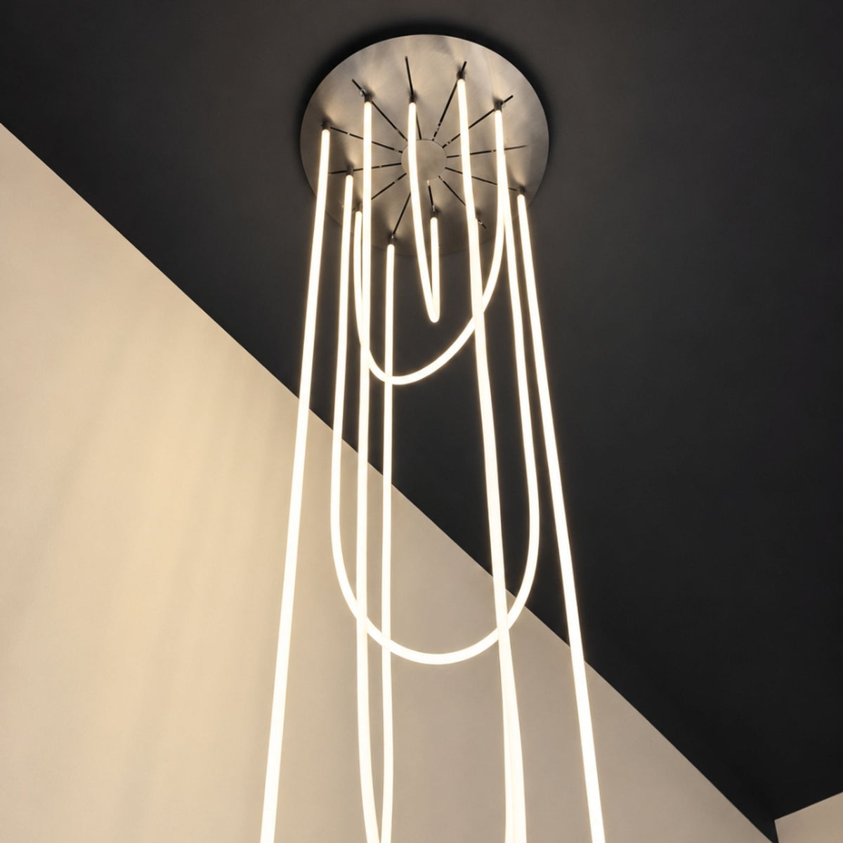 s.luce Baldaquin de luminaires suspendus modulaires multiples