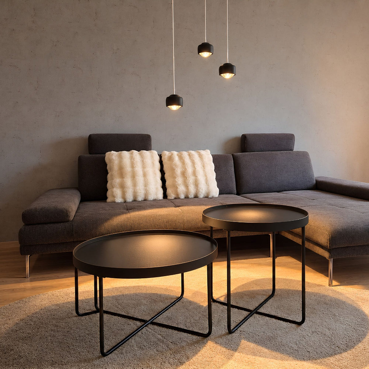 s.luce Lámpara colgante Beam LED Pantalla modular de 3 ó 5 luces