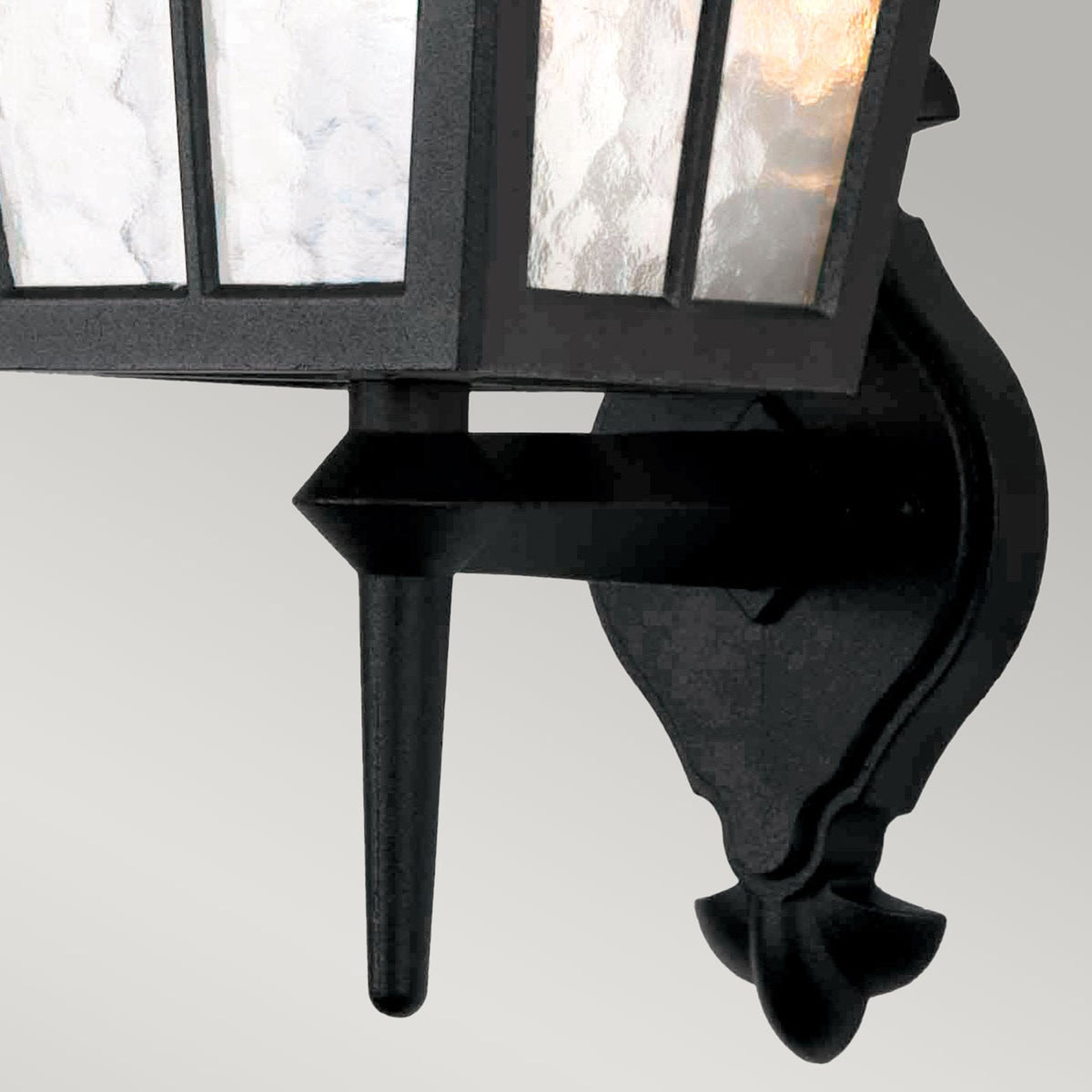 Outdoor wall lantern Canterbury 1-light Black 44cm (2)
