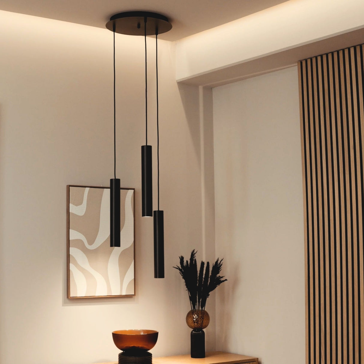 s.luce Moderne hanglamp Crutch cilinder vorm