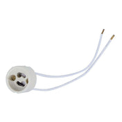 Massive GU10 Hochvolt-Fassung 230V mit 10 cm Kabel für Einbauleuchten. Perfekt zum Umbauen auf 230V.