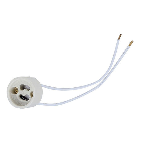 GU10 Hochvolt-Fassung 230V mit 10 cm Kabel für die Umrüstung von Einbauleuchten