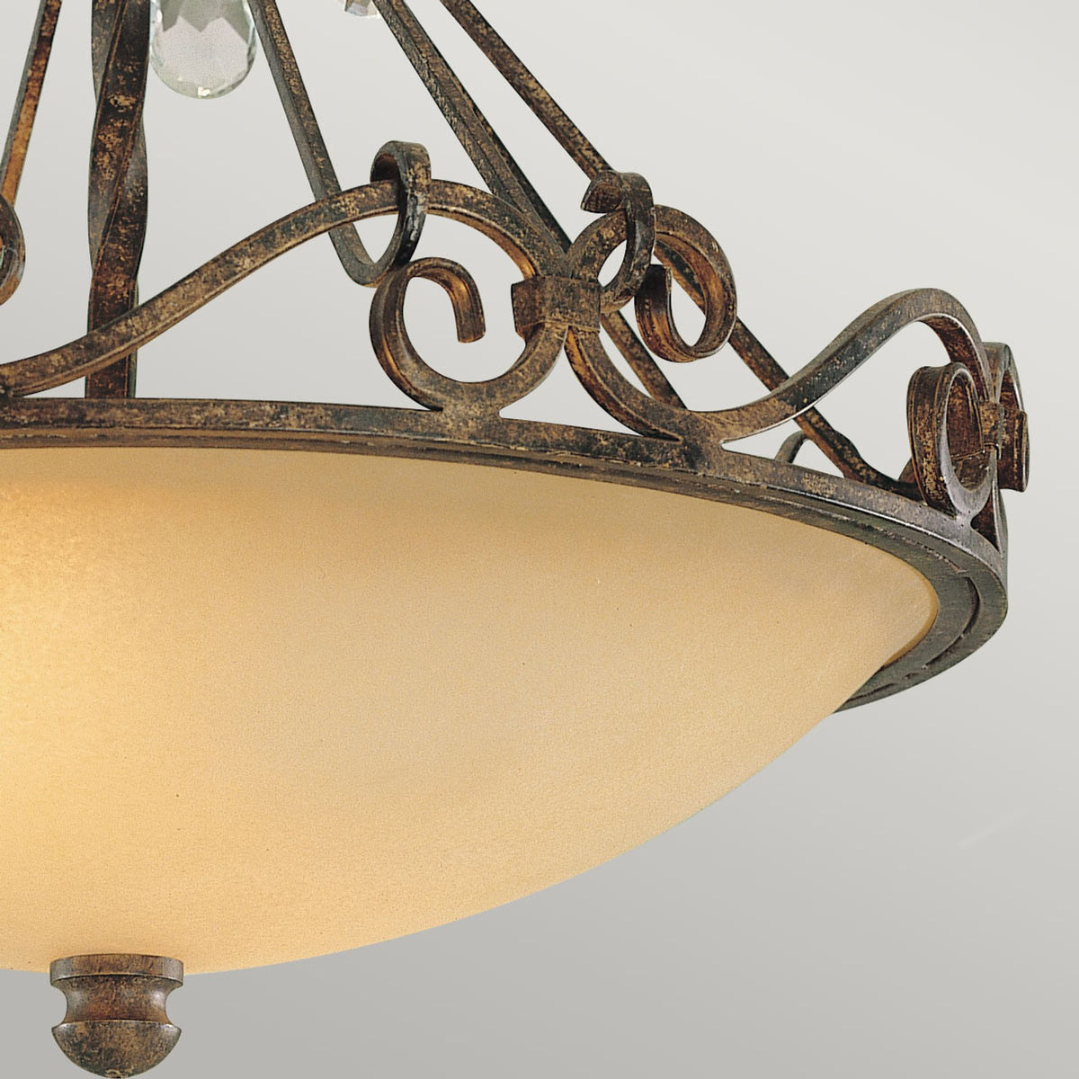 Deckenleuchte Chateau 2-flammig Bronze Ø 39cm (5)