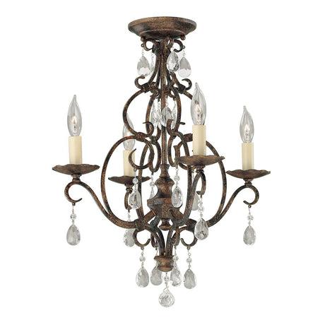 Kronleuchter Chateau 4-flammig Bronze Ø 42 cm (2)