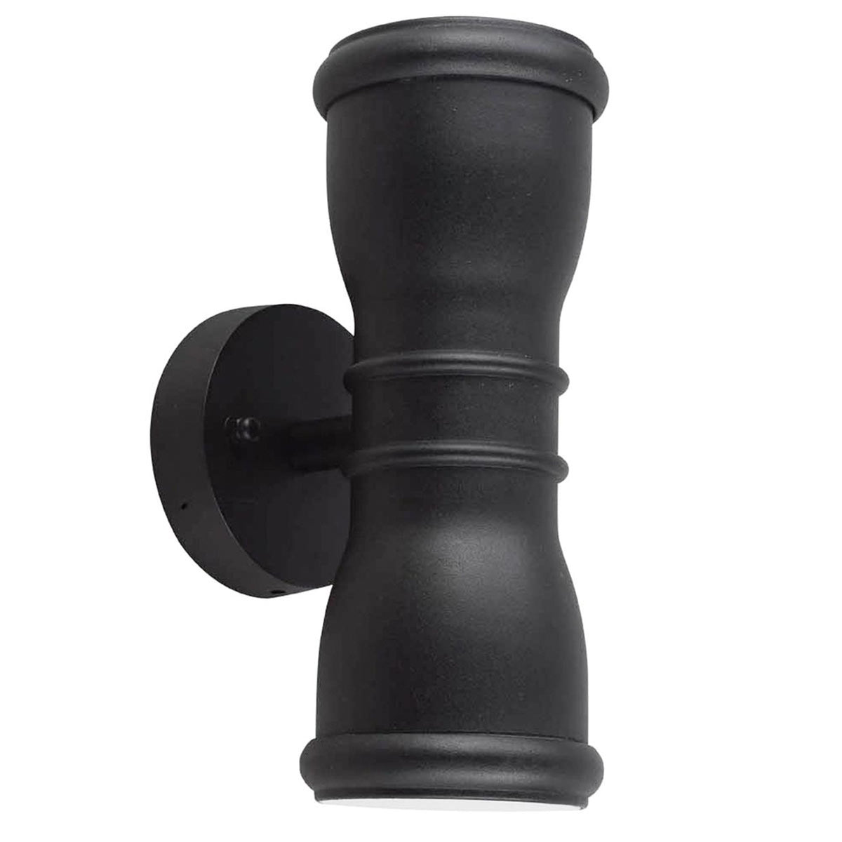 Außen-Wandlaterne Malvern 2-flammig IP44 Schwarz (1)