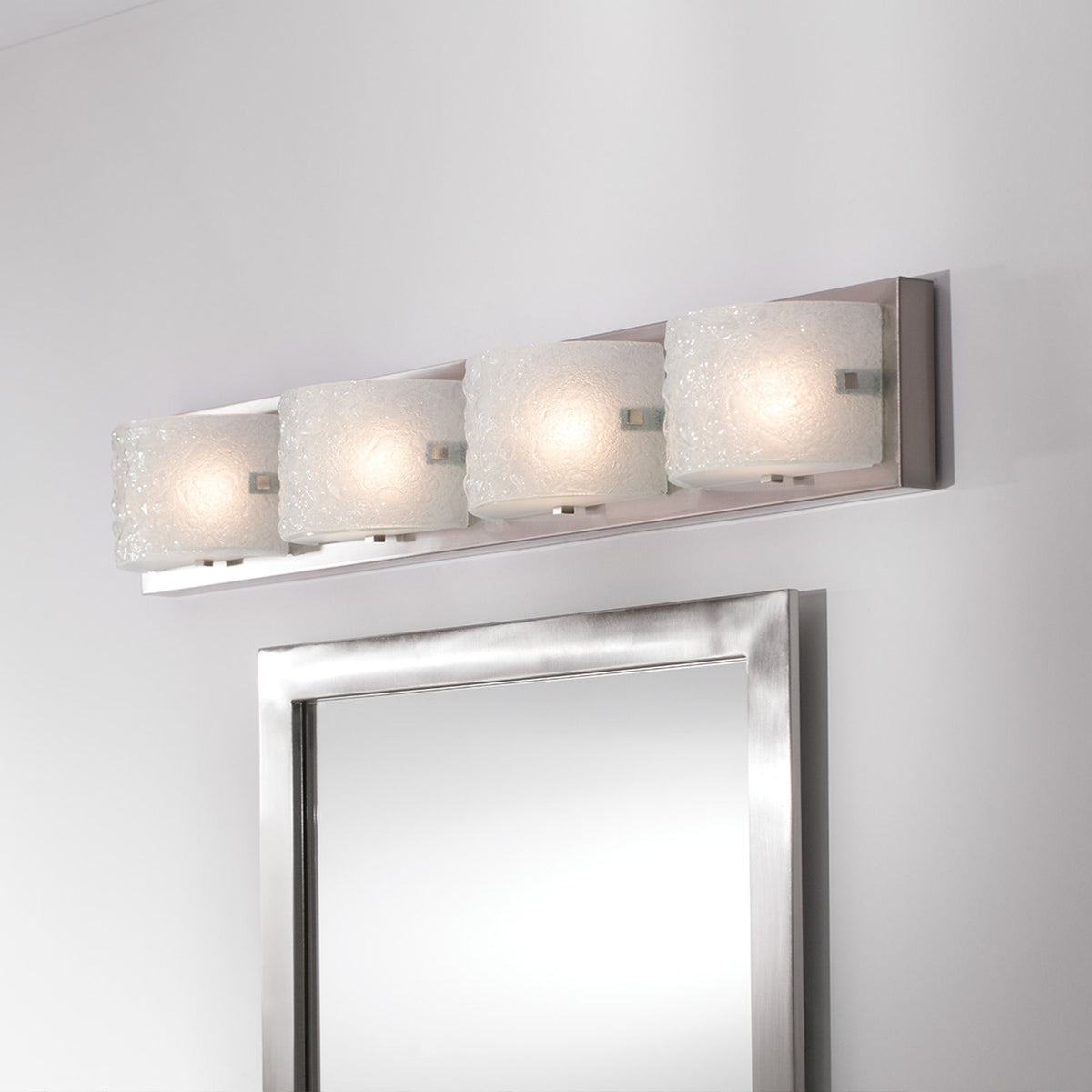 Wandleuchte Daphne 4-flammig IP44 Chrom 81cm (1)