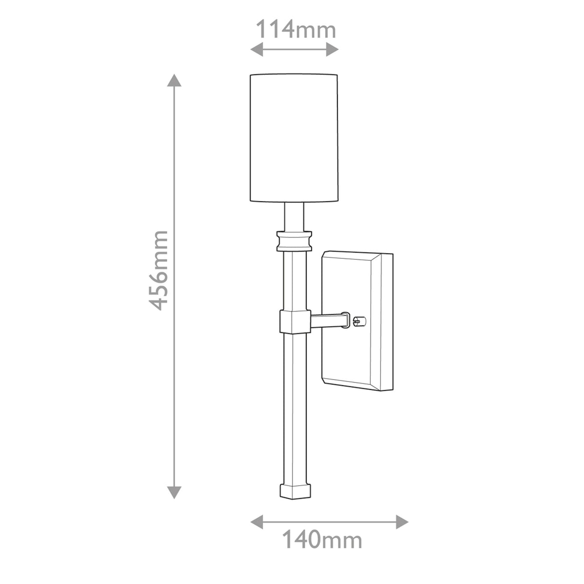Wandleuchte Moore 1-flammig Ø 11cm (9)
