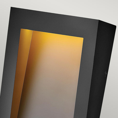 LED-Außenwandleuchte Taper 1-flammig IP44 Schwarz Ø18cm (2)