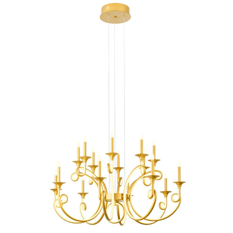 LED-Chateau 16-light chandelier