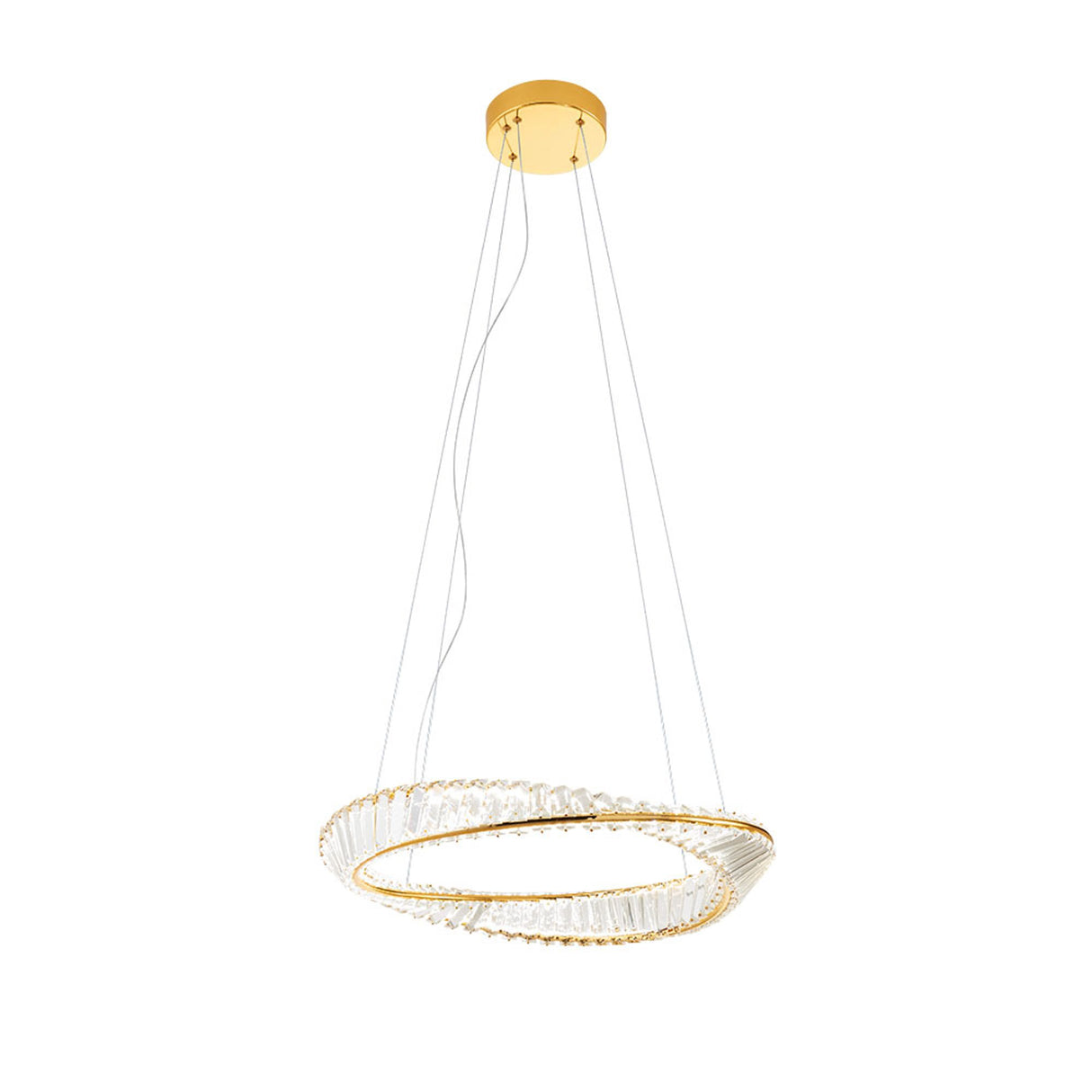 LED-Pendelleuchte Oblige Ø 60cm Dimmbar