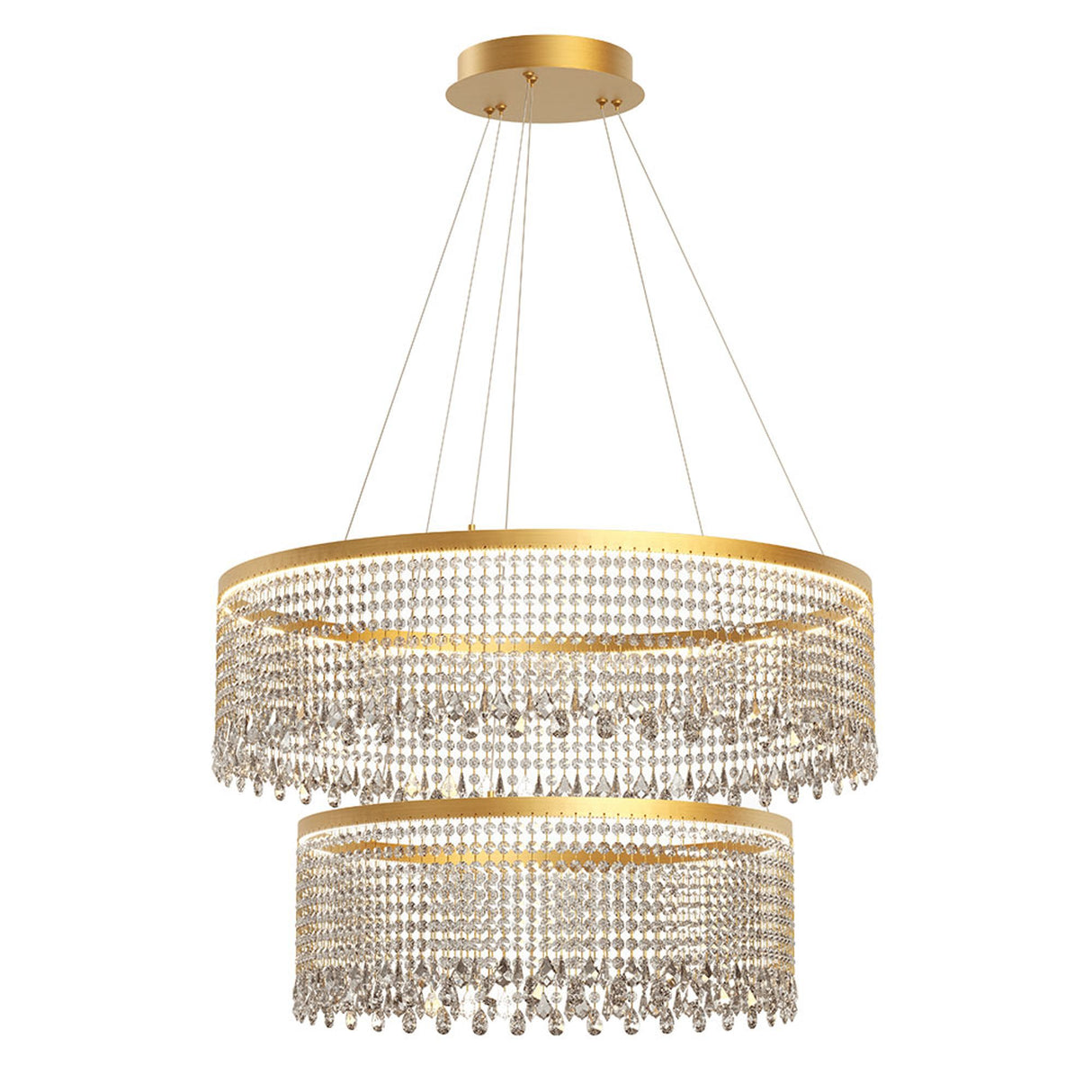 LED-Pendellampe Vanesia Ø 60+80cm Dimmbar