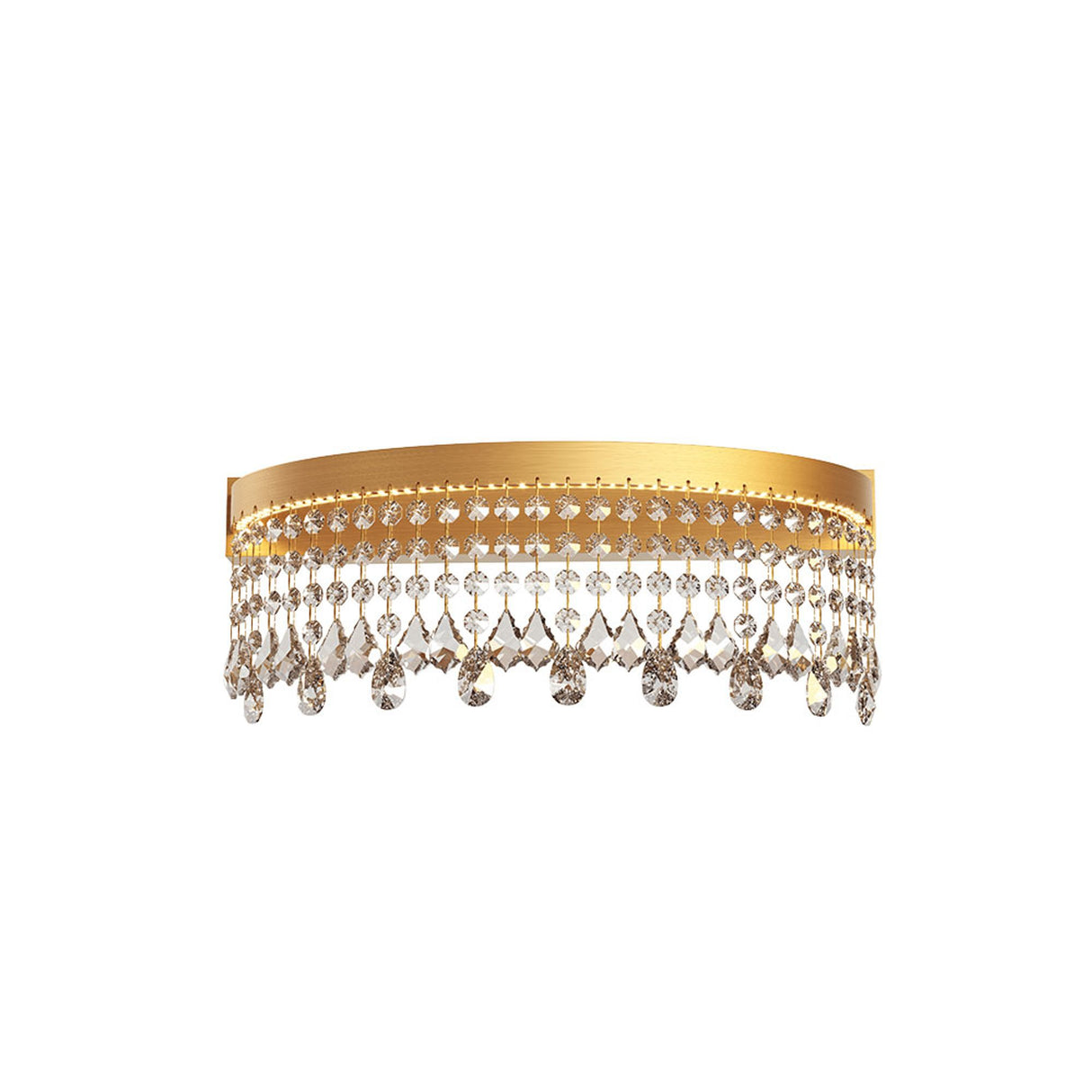 LED-Wandleuchte Vanesia Goldfarben
