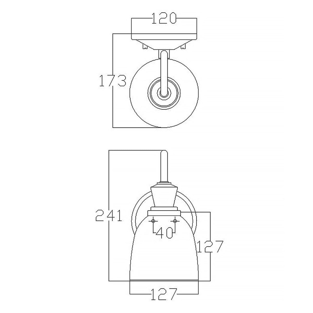 Wandleuchte Cora 1-flammig Chrom (5)