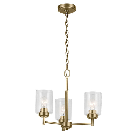 Kronleuchter Winslow 3-flammig Messing Ø 46cm (1)