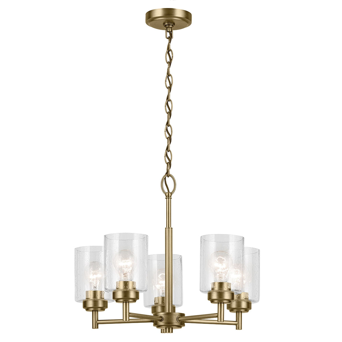Kronleuchter Winslow 5-flammig Messing Ø 50cm (1)