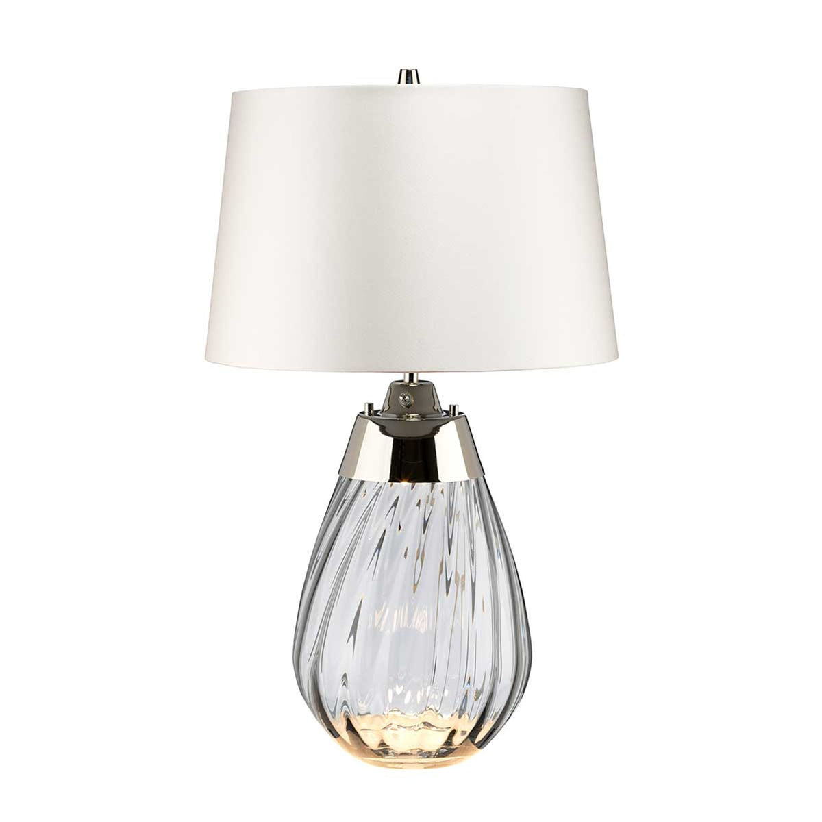 Lampada da tavolo Lena a 1 luce dimmerabile paralume in vetro 3000K (3)