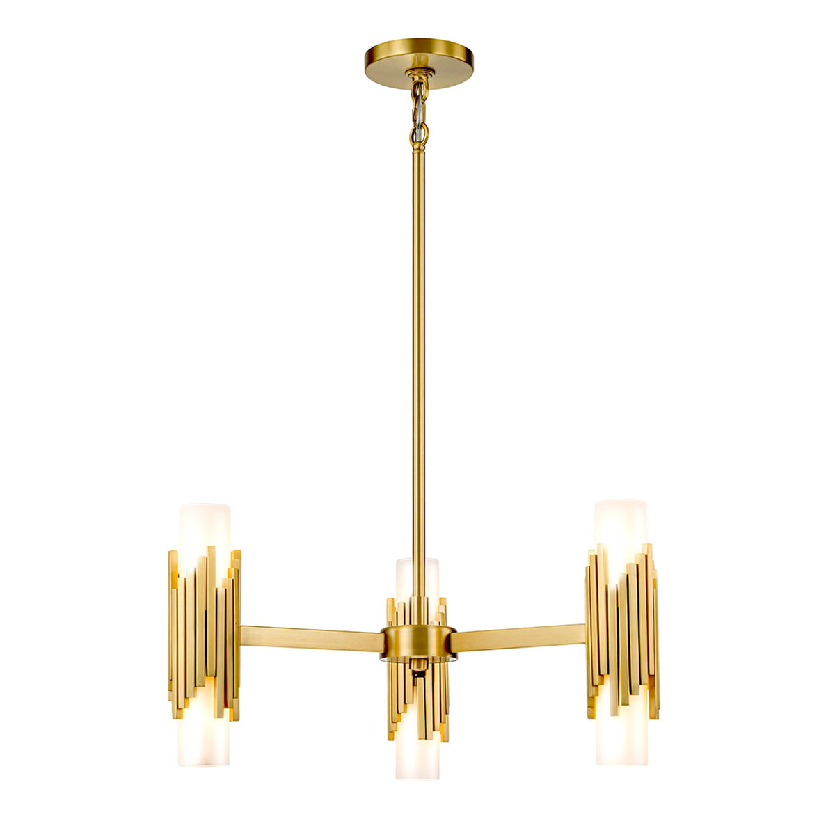 Kronleuchter Marvele 6-flammig Messing Ø 66cm (1)