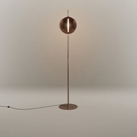 s.luce Mira Design LED Lámpara de pie de vidrio 175 cm