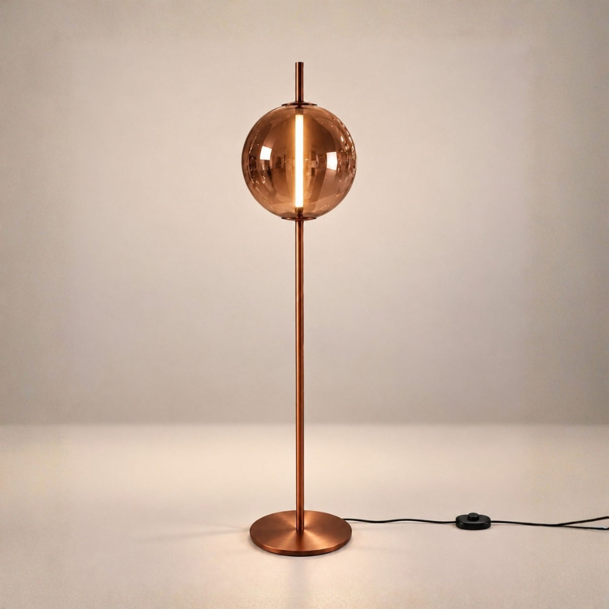 s.luce Mira Design LED Glass floor lamp 175cm