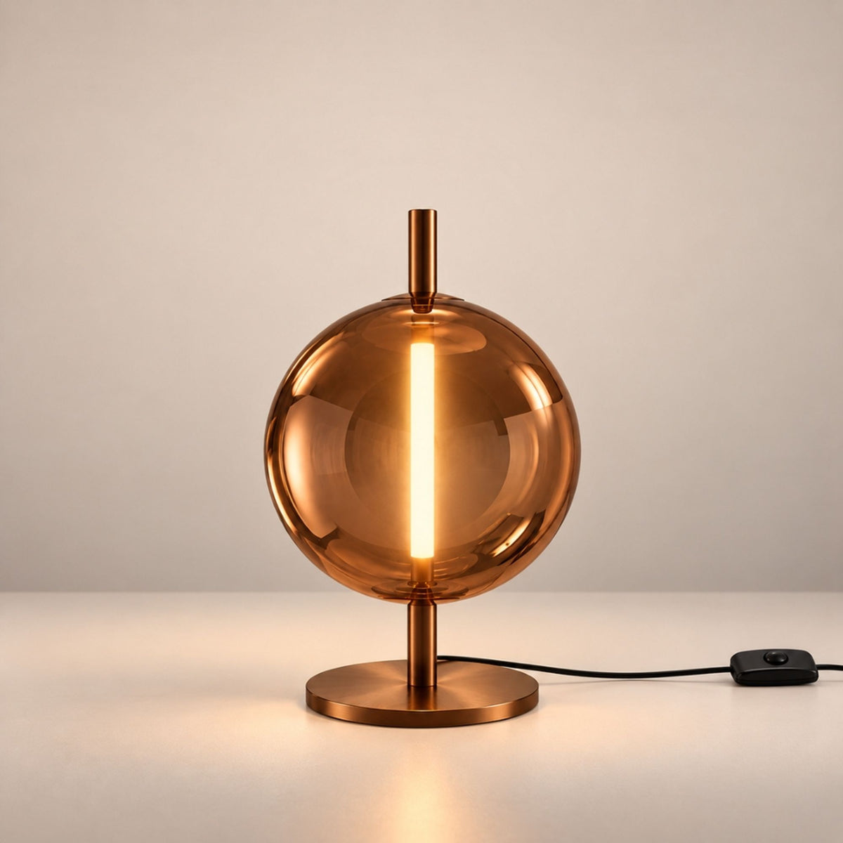 s.luce Mira LED Design glass table lamp 55cm