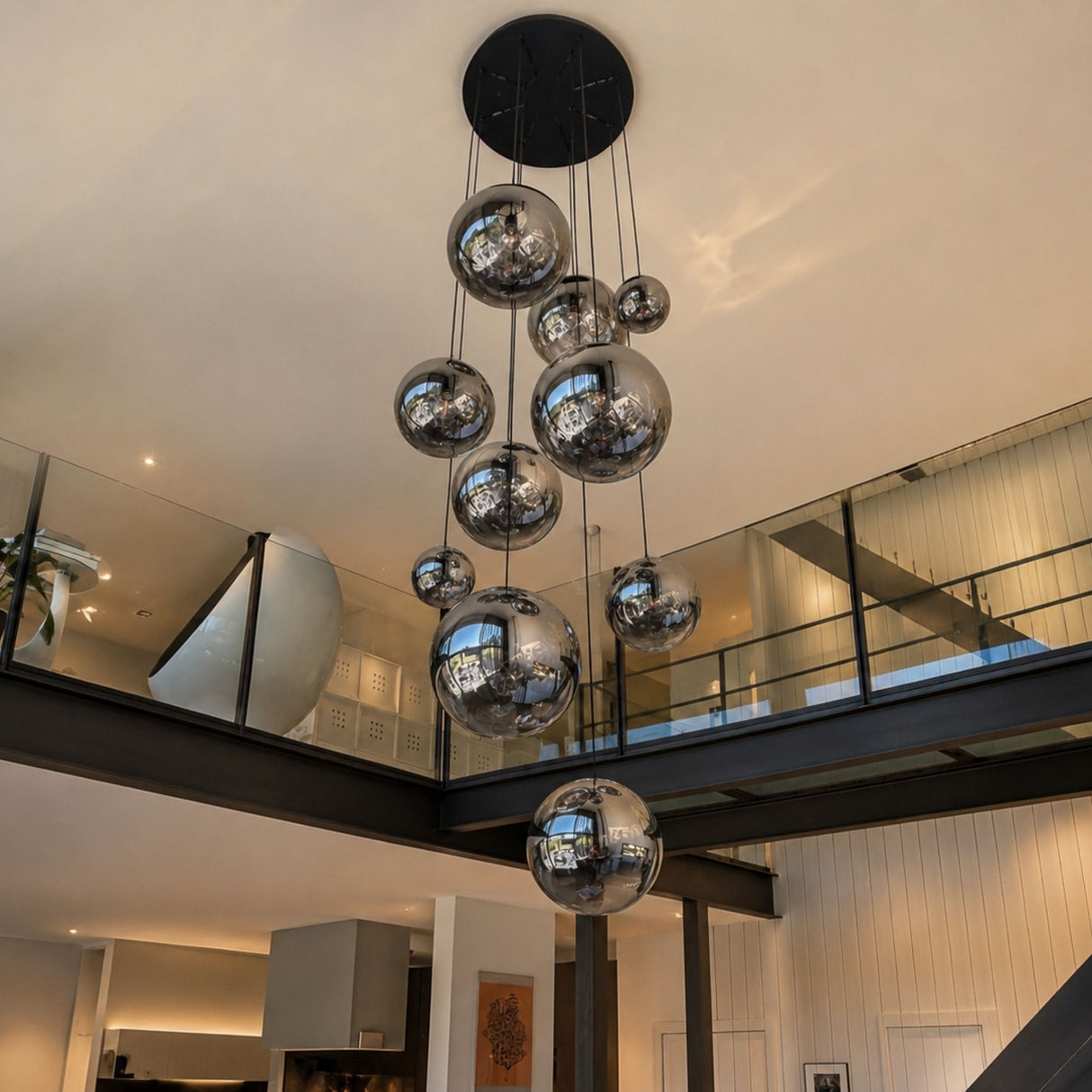 s.luce Orb gallery lámpara 8 luces modular