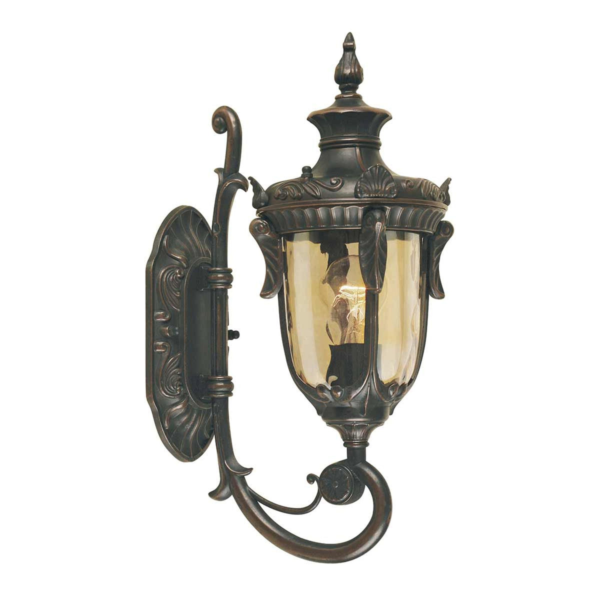 Wandleuchte Philadelphia 1-flammig Bronze 17x24cm (1)